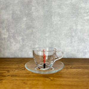 Kimbo Staklena šoljica sa tacnom cappuccino 166ml
