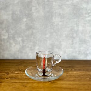 Kimbo Staklena šoljica sa tacnom za espresso 60ml