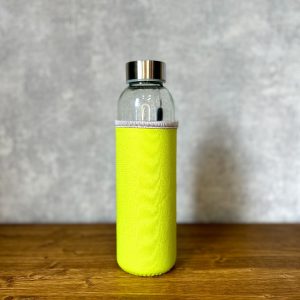 Staklena Sportska Boca sa Neopren Navlakom 500 ml zelena